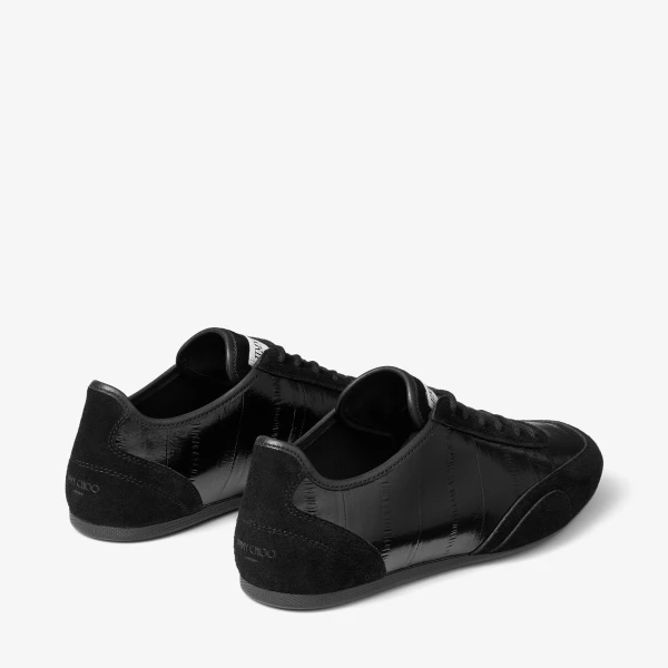 Black Jimmy Choo Sunny Trainers, view 6 | Sneakers