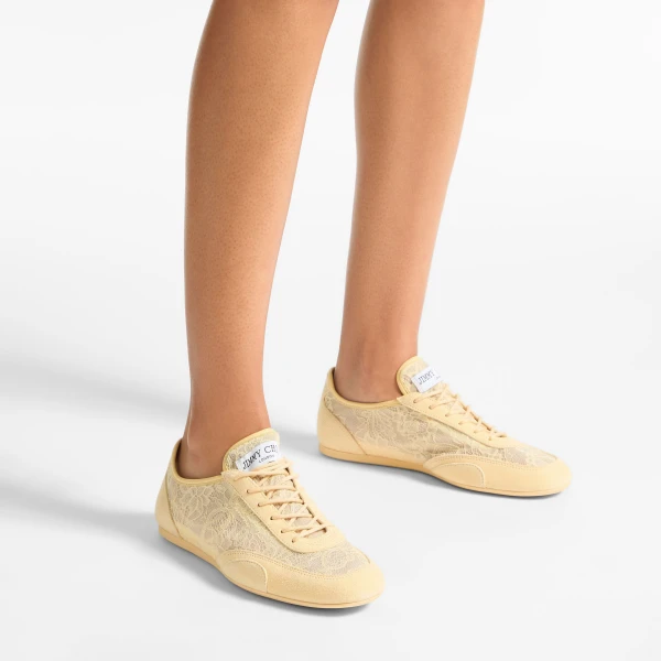 Corn Mix Jimmy Choo Sunny Trainers, view 3 | Sneakers
