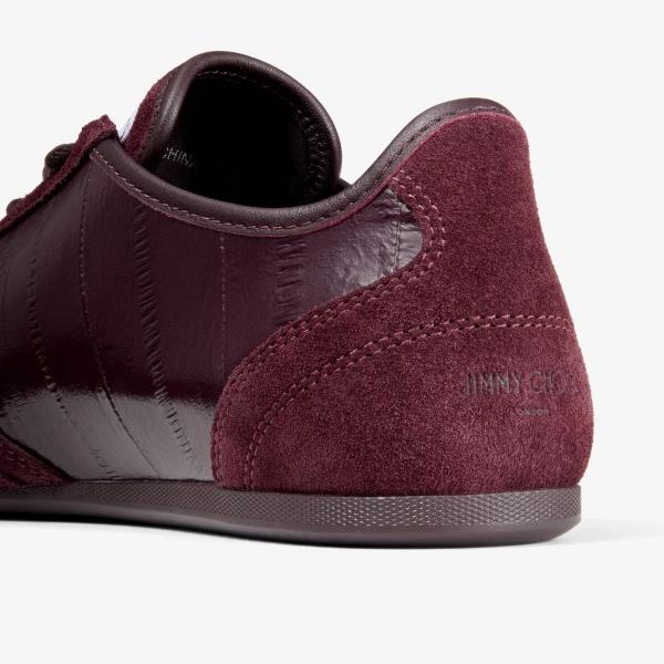 Dark Merlot Jimmy Choo Sunny Trainers, view 5 | Sneakers