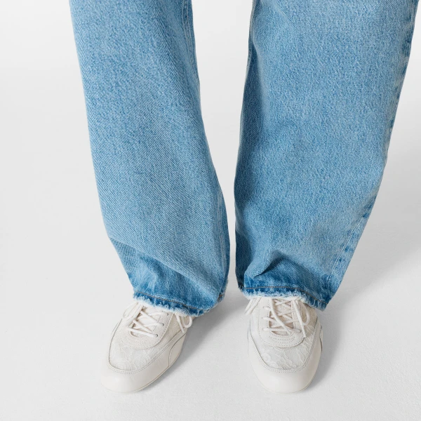 Latte Mix Jimmy Choo Sunny Trainers, view 3 | Sneakers