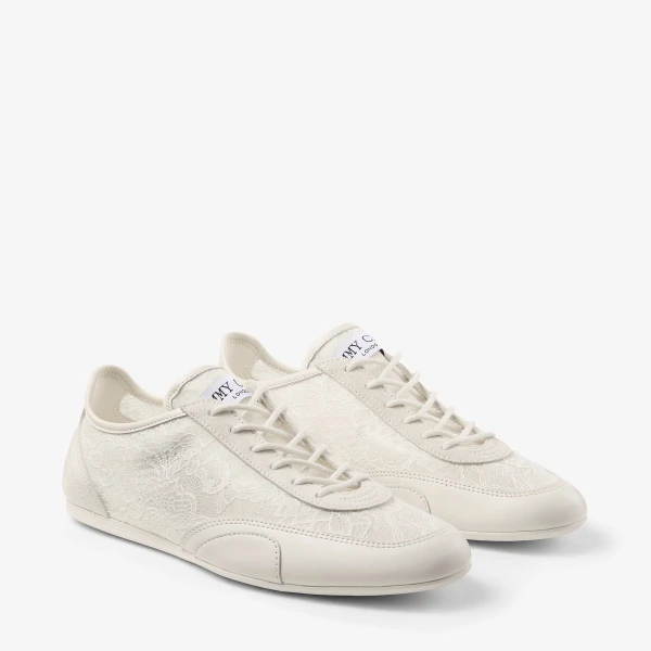 Latte Mix Jimmy Choo Sunny Trainers, view 4 | Sneakers