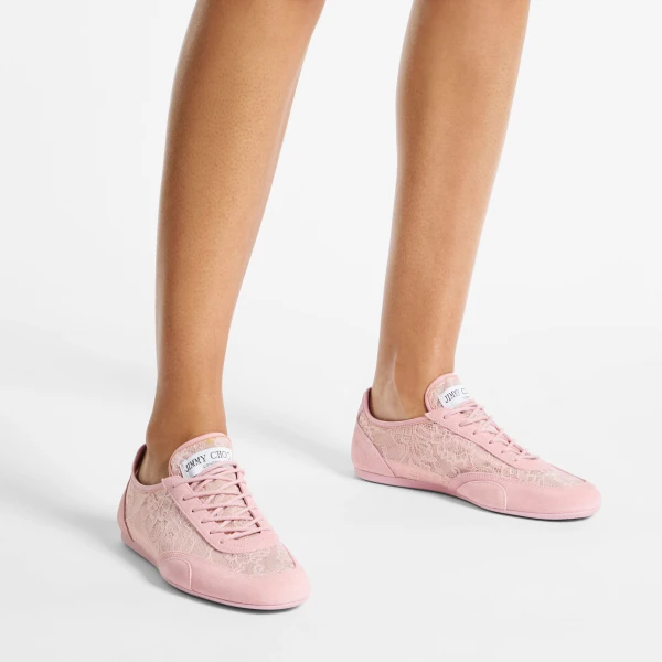 Rose MIX Jimmy Choo Sunny Trainers, view 3 | Sneakers