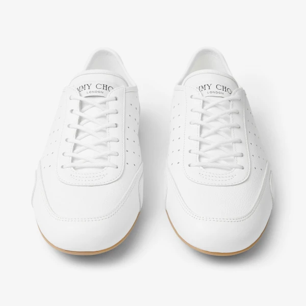 White and Gum Jimmy Choo Sunny Trainers, view 5 | Sneakers