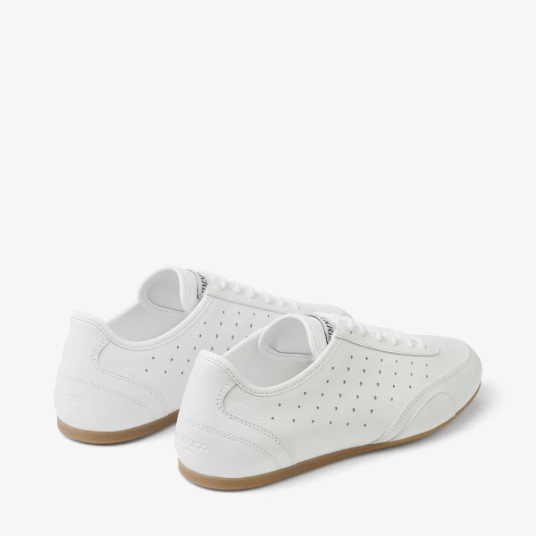 White and Gum Jimmy Choo Sunny Trainers, view 6 | Sneakers