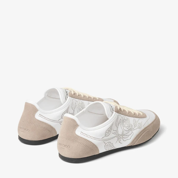 White and Stone Jimmy Choo Sunny Trainers, view 6 | Sneakers