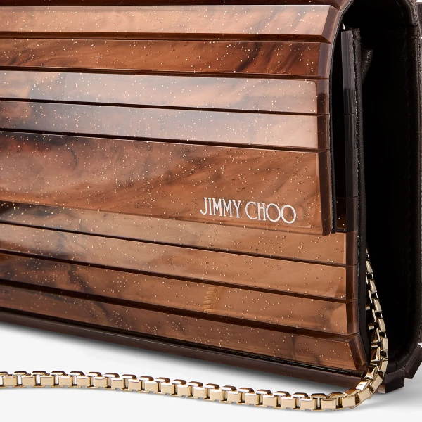 Toffee Jimmy Choo Sweetie Mini Bag, view 4 | Mini Bags