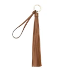 Beige Jimmy Choo Tassle Keyring Charm | Bag charms