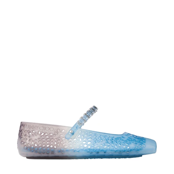 Blue Jimmy Choo The Jelly Flats | Flats