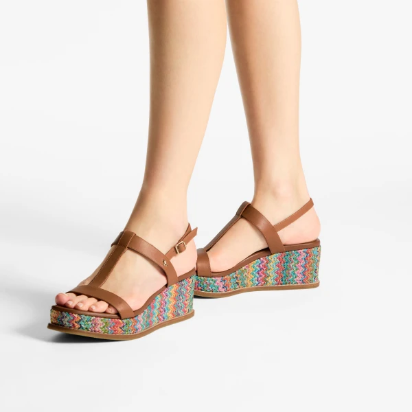 Multi Jimmy Choo Theia Wedge 60, view 2 | Sandals