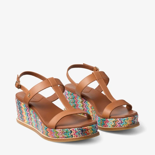 Multi Jimmy Choo Theia Wedge 60, view 3 | Sandals