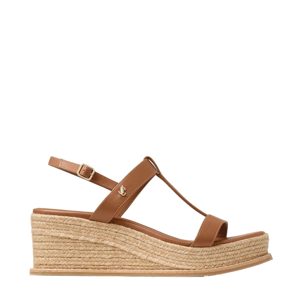 Beige Jimmy Choo Theia Wedge 60 | Sandals