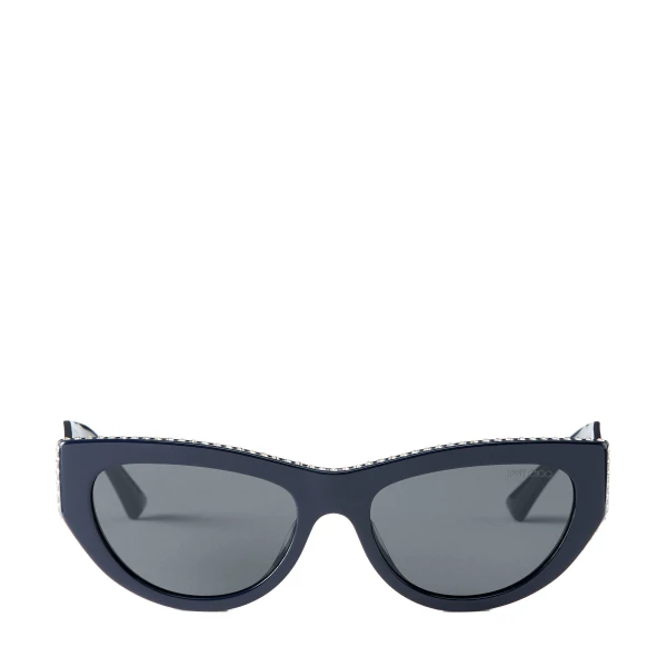 Blue Jimmy Choo Vale Sunglasses | Sunglasses