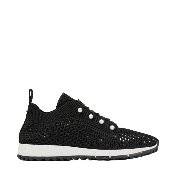 Black Jimmy Choo Veles Trainers | Sneakers