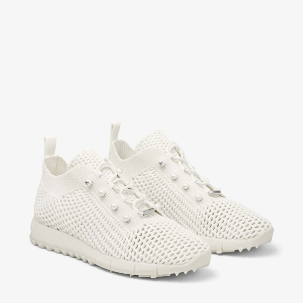 Latte Mix Jimmy Choo Veles Trainers, view 2 | Sneakers