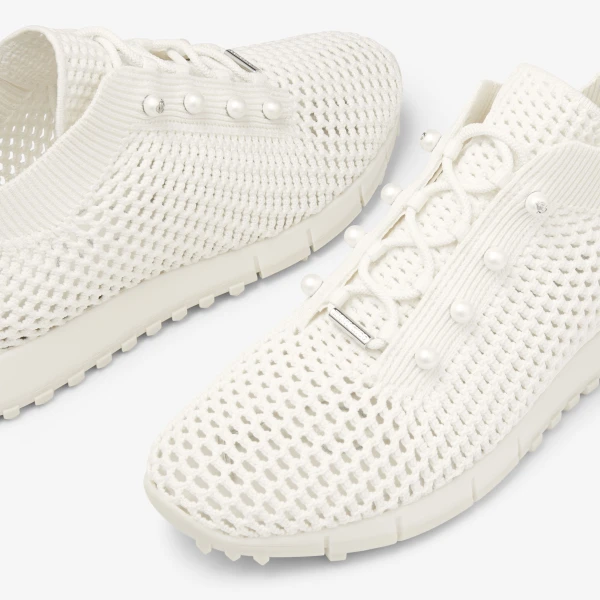 Latte Mix Jimmy Choo Veles Trainers, view 3 | Sneakers