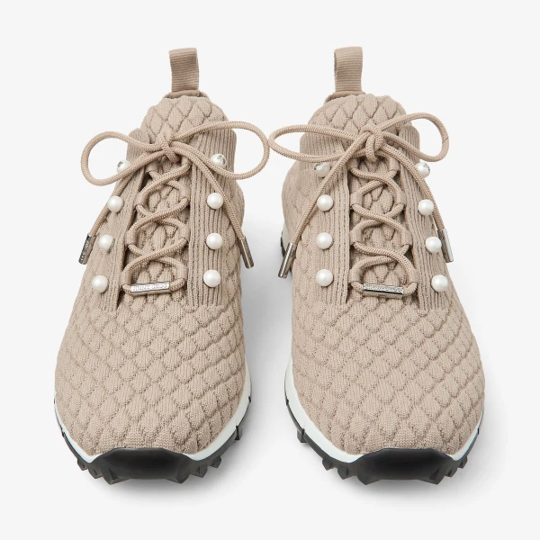 Stone Jimmy Choo Veles Trainers, view 5 | Sneakers