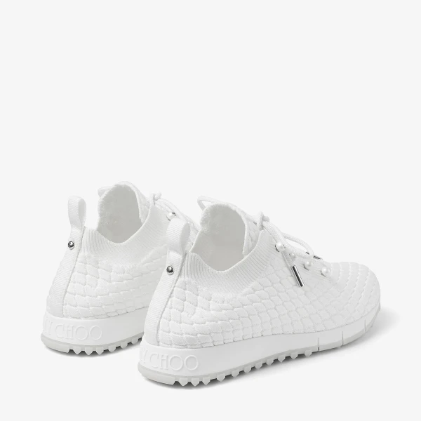White Jimmy Choo Veles Trainers, view 5 | Sneakers