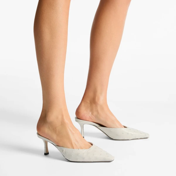Latte Jimmy Choo Vivi 65 Mules, view 2 | Mules