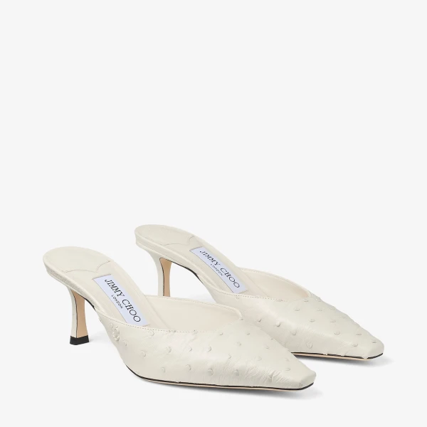 Latte Jimmy Choo Vivi 65 Mules, view 3 | Mules