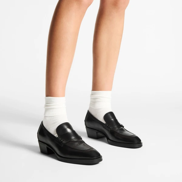 Black Jimmy Choo Wilder Loafer, view 2 | Loafers