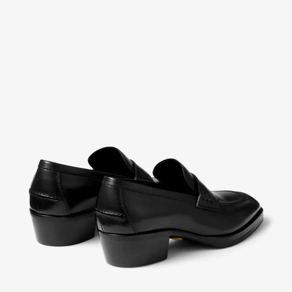 Black Jimmy Choo Wilder Loafer, view 6 | Loafers