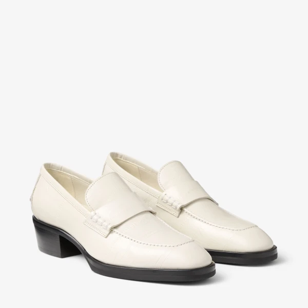 Bone Jimmy Choo Wilder Loafer, view 2 | Loafers