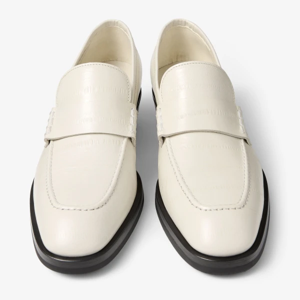 Bone Jimmy Choo Wilder Loafer, view 4 | Loafers
