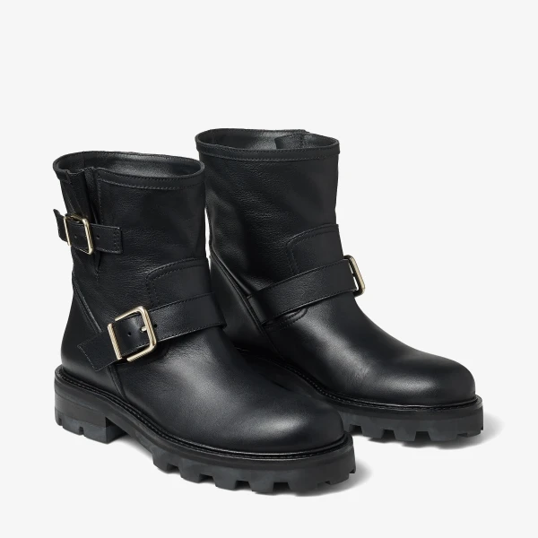 Black Jimmy Choo Youth II Boots, view 2 | Boots