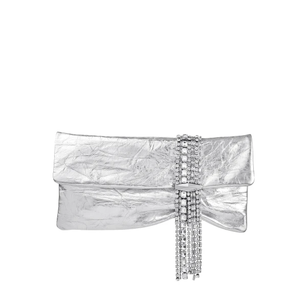 Metallic Jimmy Choo Zandra Clutch Bag | Clutch Bags