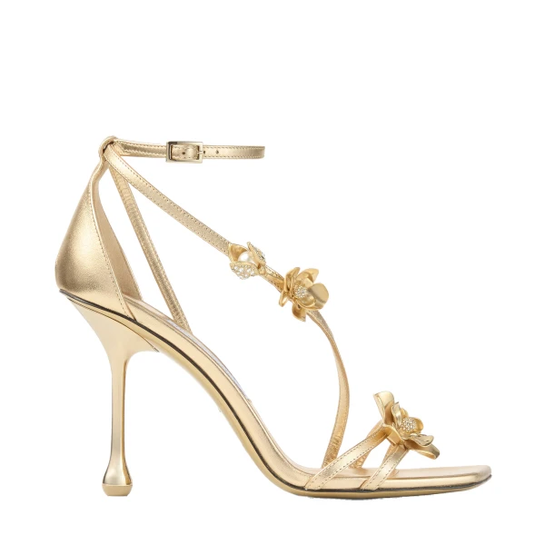 Metallic Jimmy Choo Zea 95 Sandals | Sandals
