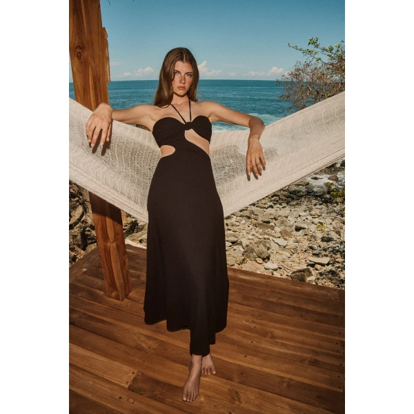 Johanna Ortiz Baboon Call Dress | Midi Dresses | Coveti