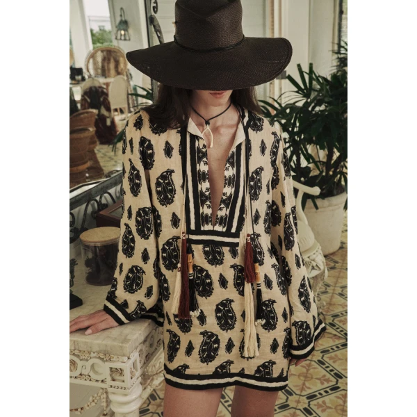 Johanna Ortiz Caretaker of the Jungle Tunic Dress | Kaftans | Coveti