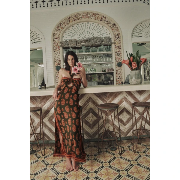 Johanna Ortiz Desert Heart Dress | Midi Dresses | Coveti