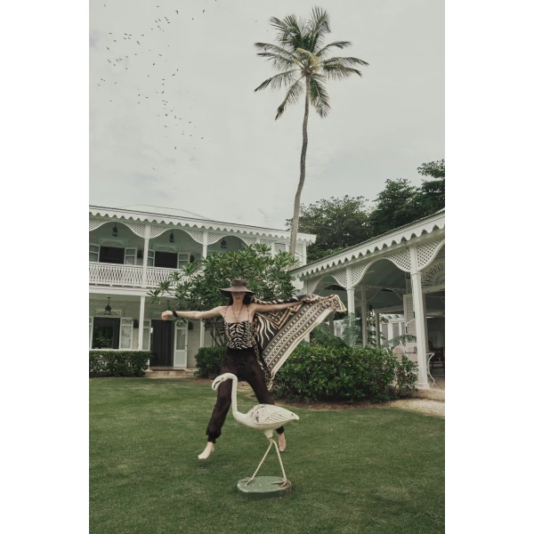 Johanna Ortiz Palm Nomad Pant | Wide leg pants | Coveti