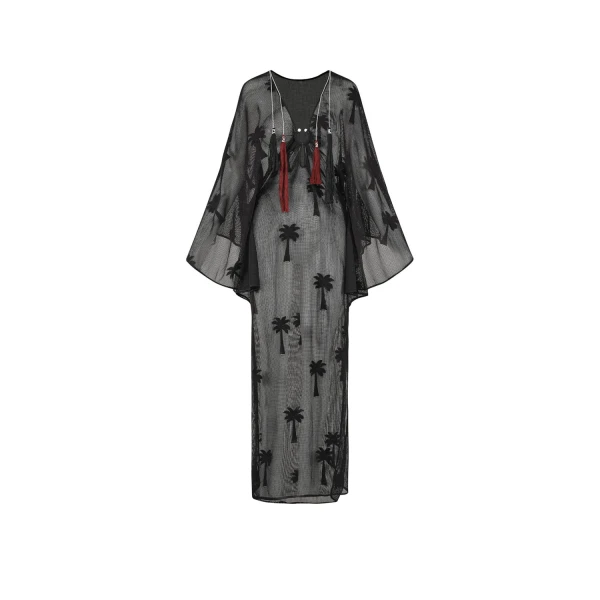 Palm Veil Tunic Dress