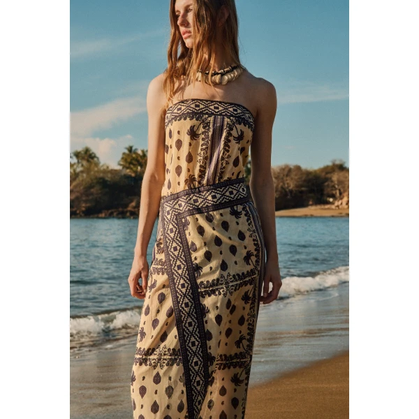 Johanna Ortiz Paraiso Agrste Dress | Midi Dresses | Coveti