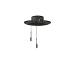 Johanna Ortiz Song of the Gaucho Hat in Black | Hats | Coveti