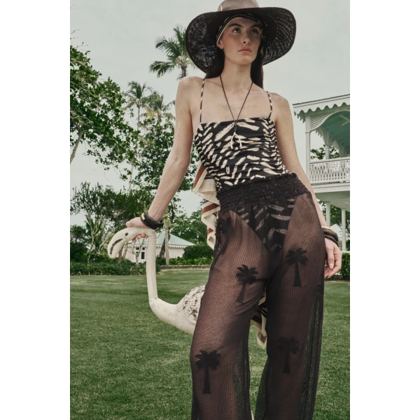 Johanna Ortiz Song of the Gaucho Hat in Black | Hats | Coveti
