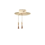 Johanna Ortiz Song of the Gaucho Hat in Ecru | Hats | Coveti