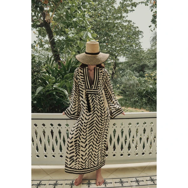 Johanna Ortiz Squared Away Tunic Dress | Kaftans | Coveti