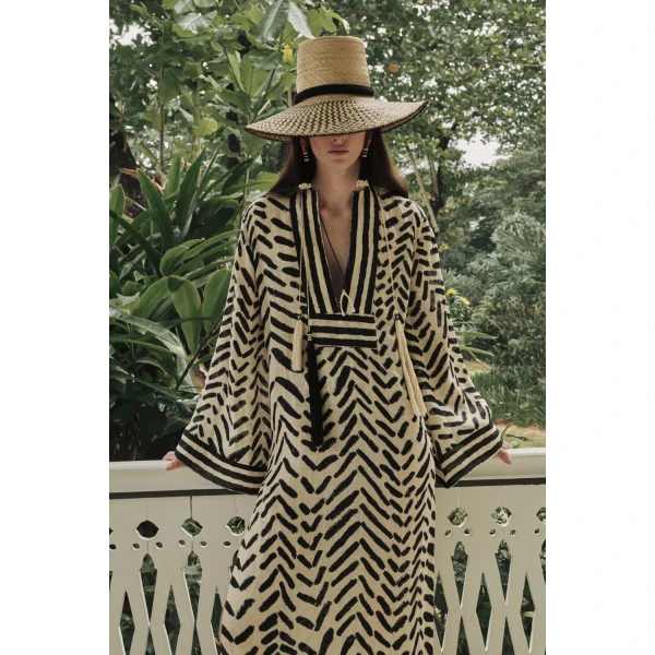 Johanna Ortiz Squared Away Tunic Dress | Kaftans | Coveti