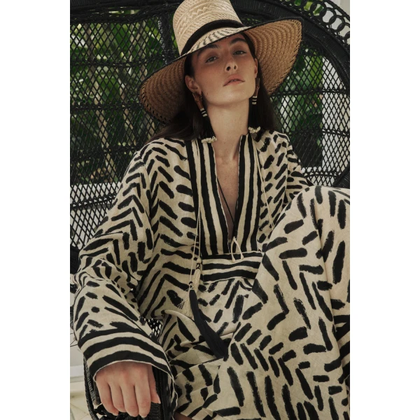 Johanna Ortiz Squared Away Tunic Dress | Kaftans | Coveti