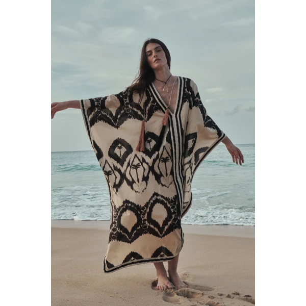 Johanna Ortiz The Wind of Palms Tunic Dress | Kaftans | Coveti