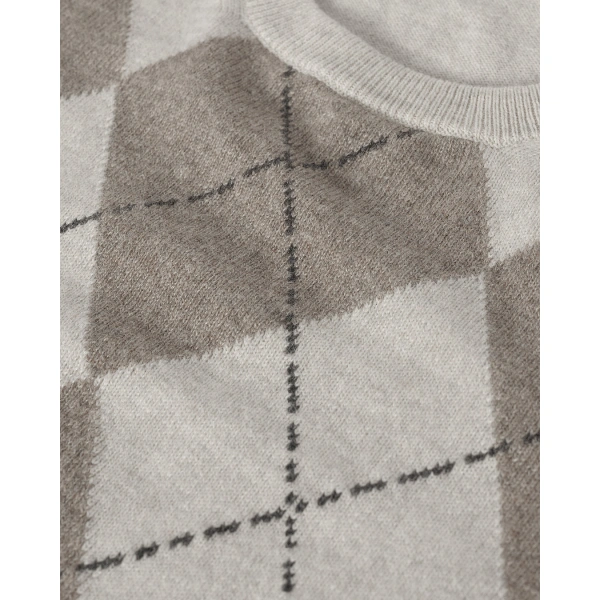 Johnstons of Elgin Argyll Natural Cashmere Jumper