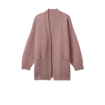 Johnstons of Elgin Bay Pink Marl Cashmere & Cotton Cardigan | Cardigan | Coveti