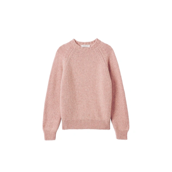 Bay Pink Marl Cashmere & Cotton Jumper