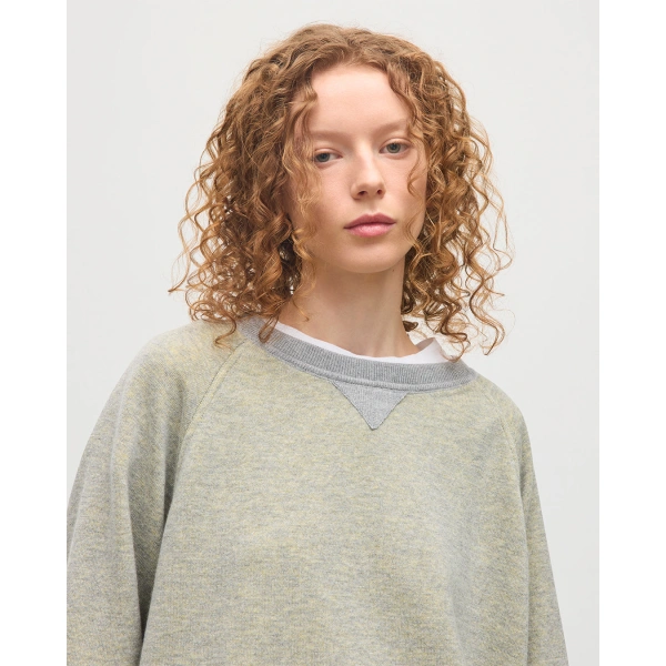 Johnstons of Elgin Beach Yellow Cashmere Sweatshirt