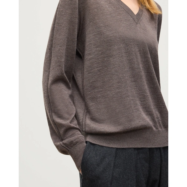 Johnstons of Elgin Beatrice Brown Superfine Cashmere Jumper