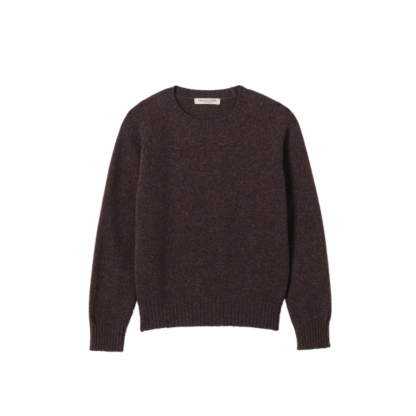 Blyth Brown Lambswool Jumper