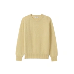 Johnstons of Elgin Blyth Yellow Lambswool Jumper | Sweaters | Coveti